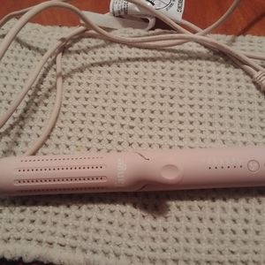 L'ange curling and straighten iron. Pink. Like new